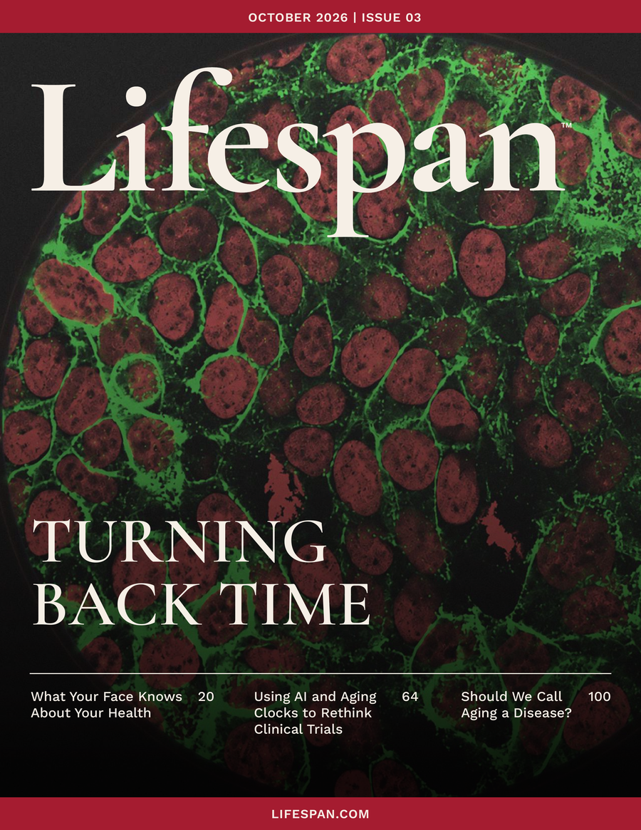 Lifespan Magazine October 2026, Issue 03 cover: Turning Back Time
